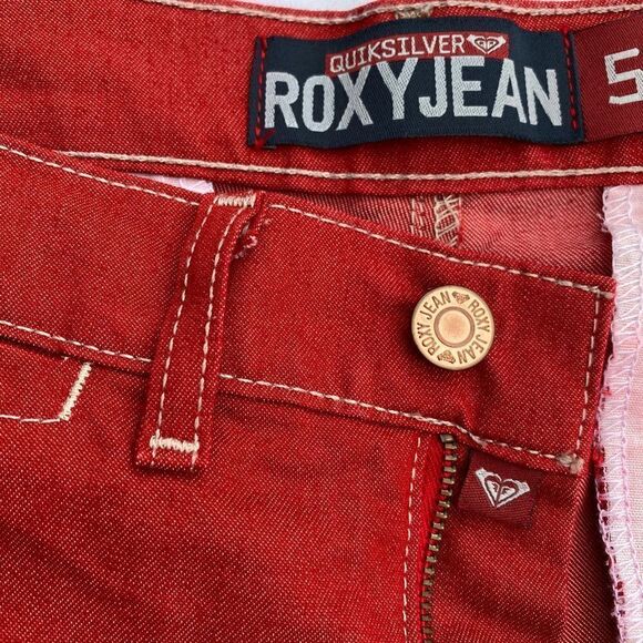 Quicksilver Roxy Jean Red Size 5 Bootcut Jeans - Picture 1 of 7